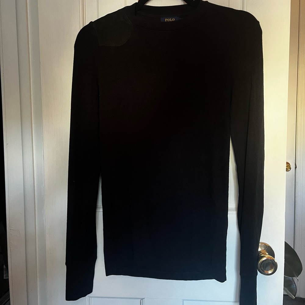 Polo Ralph Lauren Knit top with suede patch